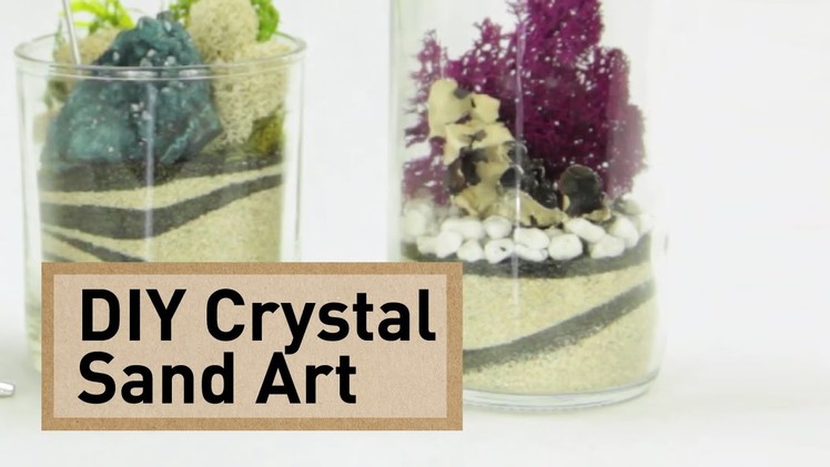 Crystal Sand Art How-To