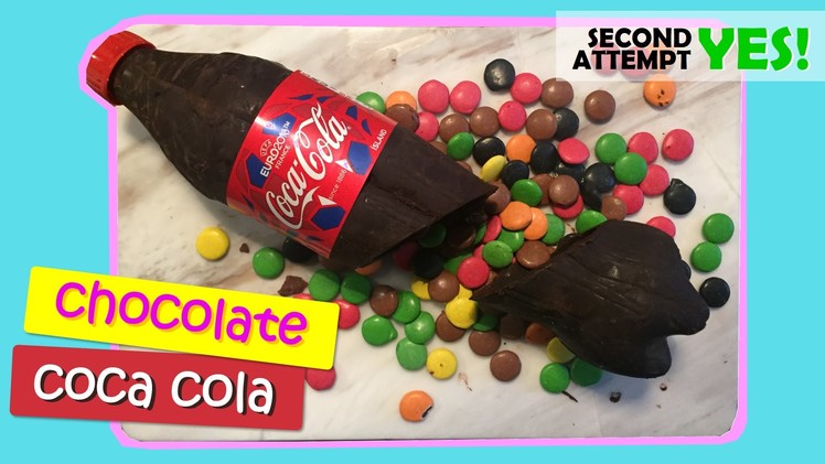 DIY Crafts: How to make Chocolate Coca Cola Bottle with Candy | Easy and fun!