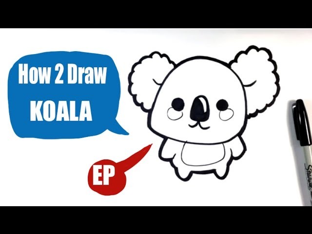 How to Draw a Koala - Easy Pictures to Draw