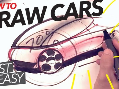 How to Draw Cars Fast and Easy (Remember these 2 points!)