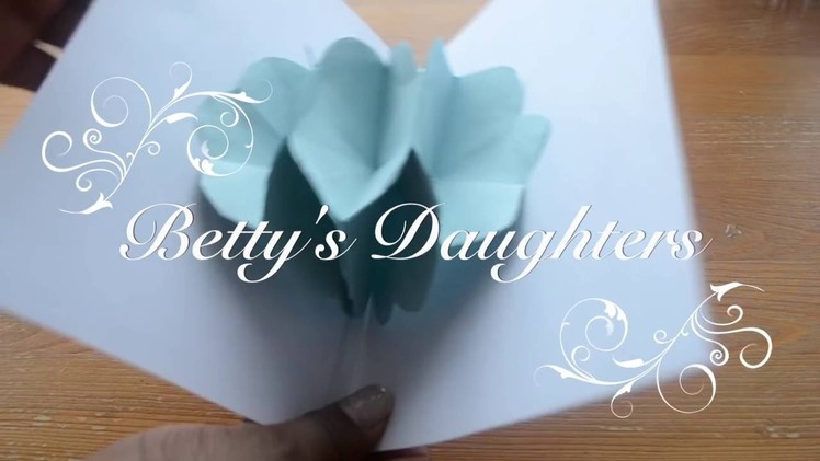 How To Make a Bouquet Flower Pop Up Card: Easy and Simple Pop Up Card Tutorial