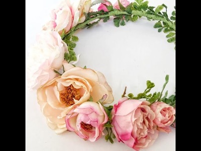 How to Make a Faux Flower Crown