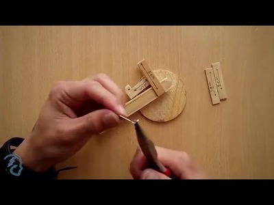 How to Make a Mini Gun Using Popsicle Sticks Homemade Weapons