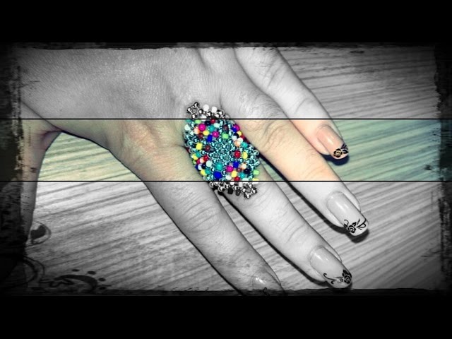 How to make a ring made of beads