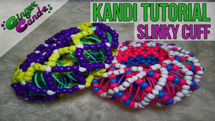 How to Make a Slinky Cuff - [Kandi Tutorial] | @GingerCandE