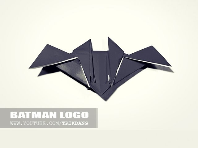 How to make an Easy Origami for Kids | Batman Logo