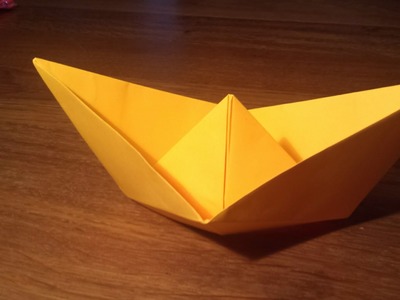 How To Make an Easy Paper Boat (Traditional) - Origami