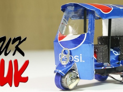 How To Make An Electric Rickshaw (Tuk Tuk ) Out Of Pepsi Cans