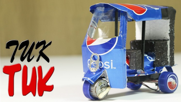 How To Make An Electric Rickshaw (Tuk Tuk ) Out Of Pepsi Cans