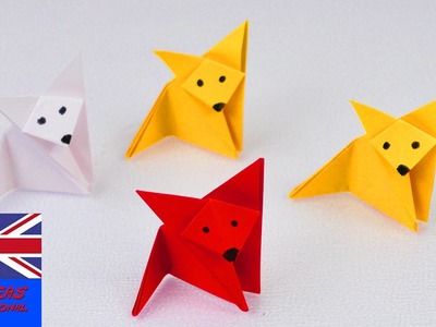 How to make an ORIGAMI FOX | Super easy & super cute | Paper ideas