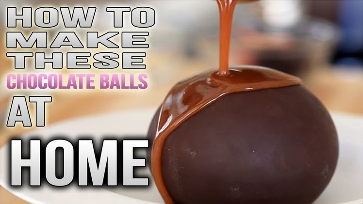 How to make chocolate balls - Balloon lifehack