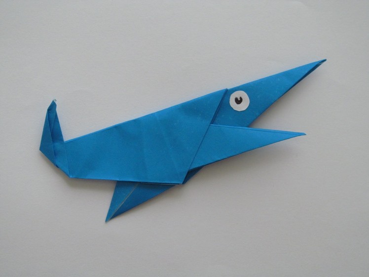 How To Make Origami Shark.