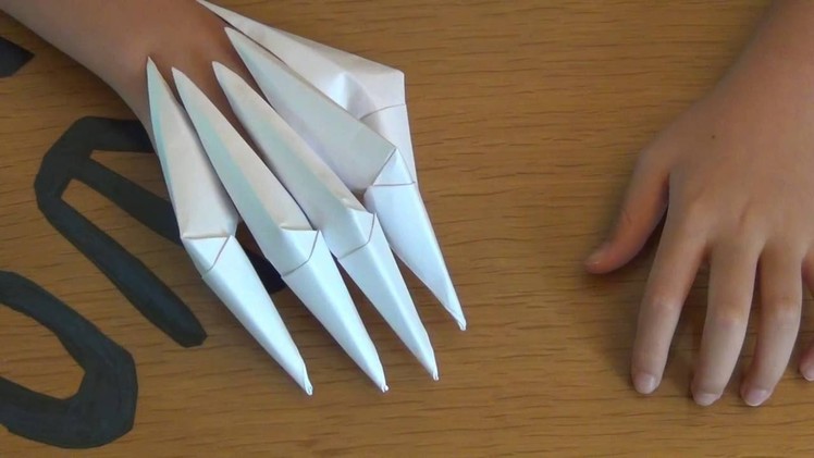 How to make paper claws! (easy)