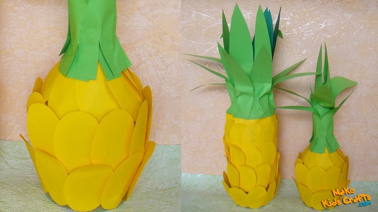 How to make Pineapple from a Bottle? DIY