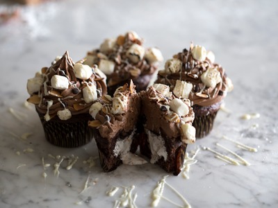 How to Make Rocky Road Cupcakes
