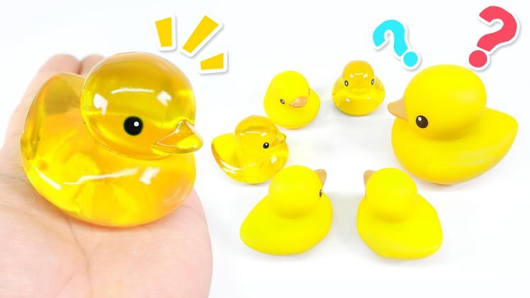 How To Make Rubber Duck Jelly Gummy !! MonsterKids