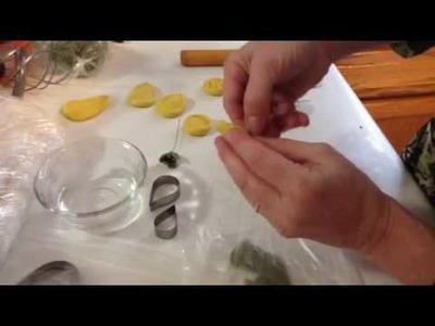 How to use the gumpaste succulent veiner set