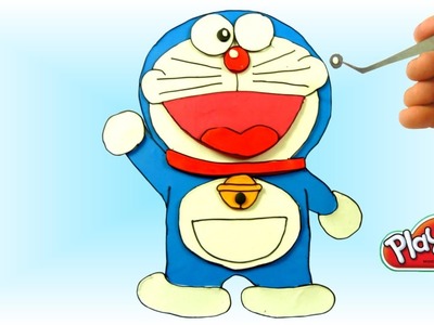 Play doh - How to make Doraemon - Play Doh Kids Channel