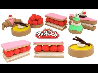 Play-Doh How to Make French Pastries * Play Dough Art * Creative Fun For Kids * RainbowLearning