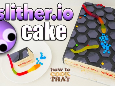 SLITHER.IO CAKE How To Cook That Ann Reardon slither leader board