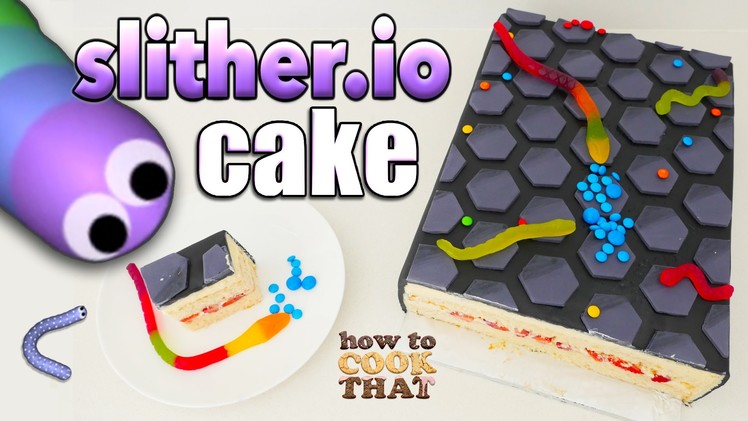 SLITHER.IO CAKE How To Cook That Ann Reardon slither leader board