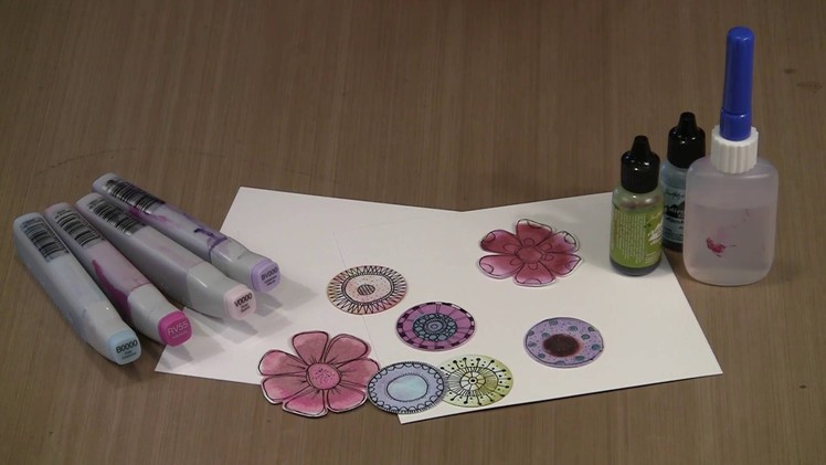 Alcohol Ink & Paper: An Unusual Combination by Joggles.com