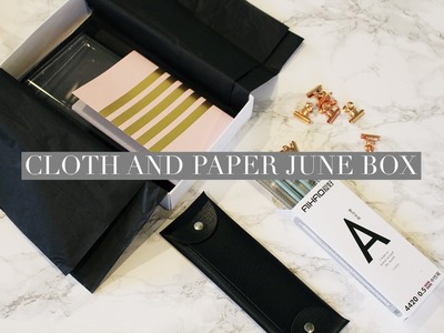 CLOTH AND PAPER JUNE STATIONARY BOX!