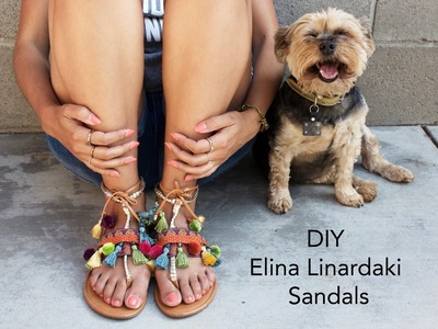 DIY Elina Linardaki Inspired Sandals (Mel Made)