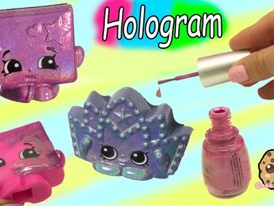 DIY Hologram Nail Polish Shopkins Mcdonalds Happy Meal Toy Do It Yourself Craft Video