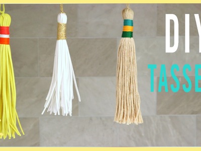 DIY | How To Make Tassels (Perfect for Back to School!!)