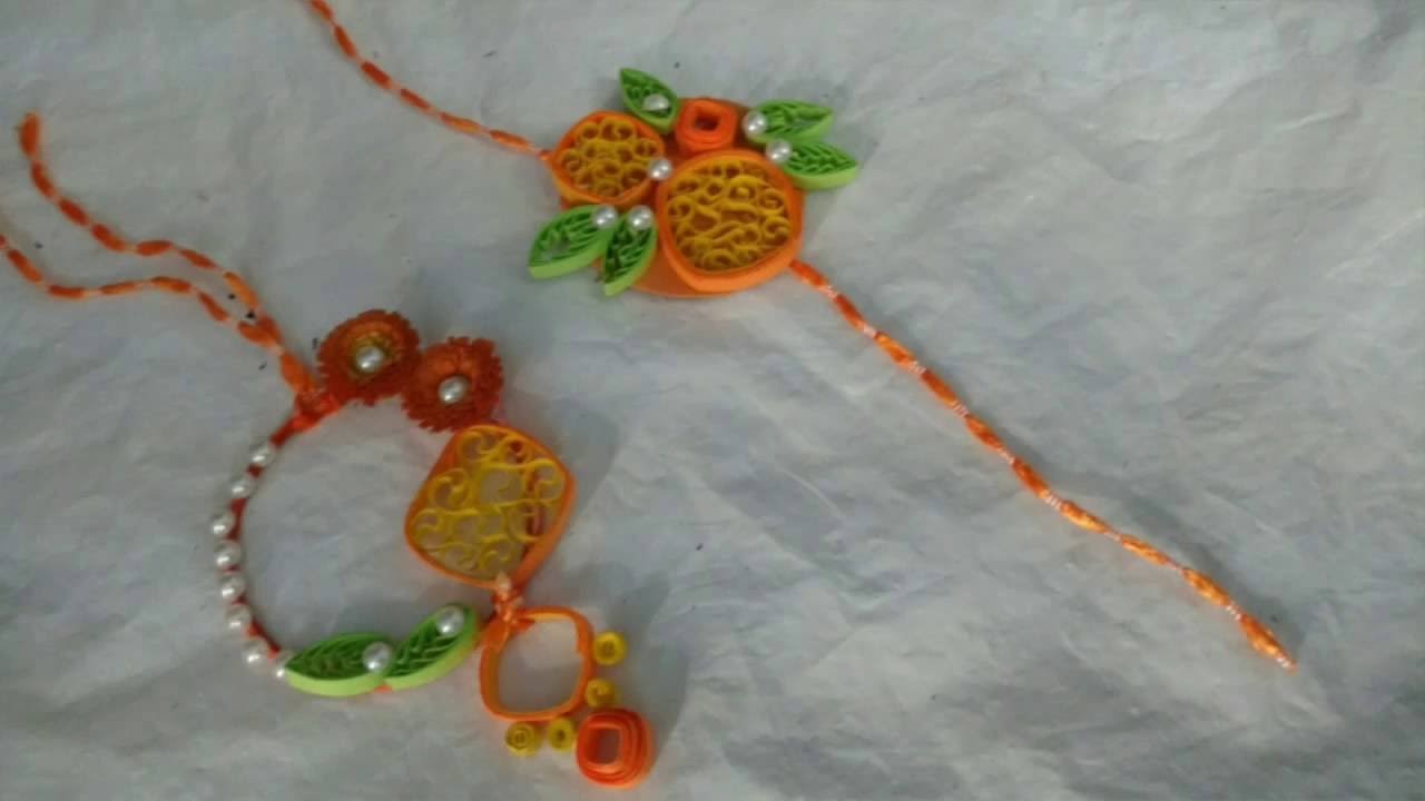 DIY Make Lumba Rakhi With Paper Quilling Craftlas