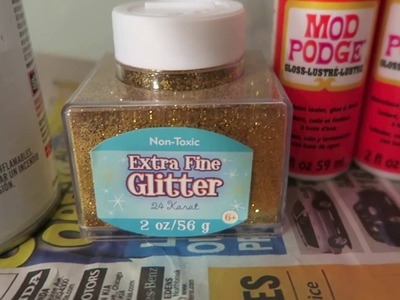 DIY Nursery project: Glitter Letters