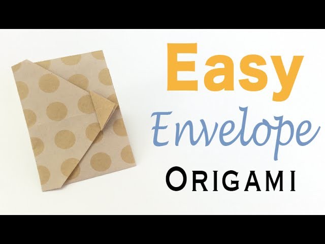 Easy☺︎Origami Paper Envelope Tutorial - Origami Kawaii 〔#126〕