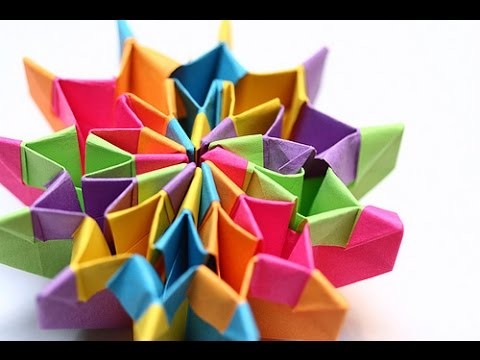 [Handmade Guides] make paper firework - origami art
