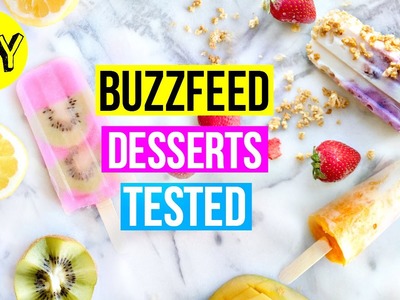 Healthy Summer Treats! DIY Fruit Popsicles!