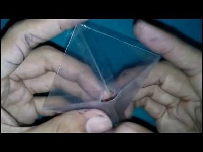 How To Make 3D Hologram Projector  No Glasses Easyways Plastic Paper (pak genius)