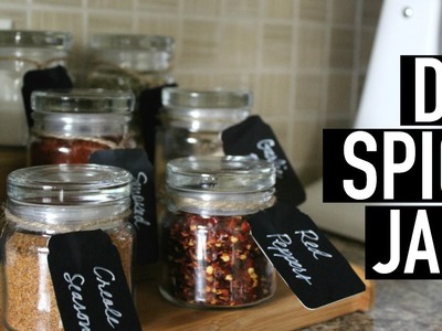 Organize With Me | Spice Organization Tips + DIY Chalkboard Tags | My Favorite Spices