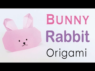 Origami Paper Bunny Rabbit Letter Tutorial - Origami Kawaii〔#100〕