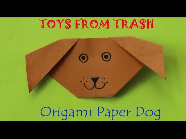 Origami Paper Dog | English
