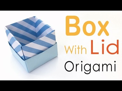 Origami Paper Gift Box With Shallow Lid - Origami Kawaii〔#108〕