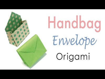 Origami Paper Handbag Shape Envelope 