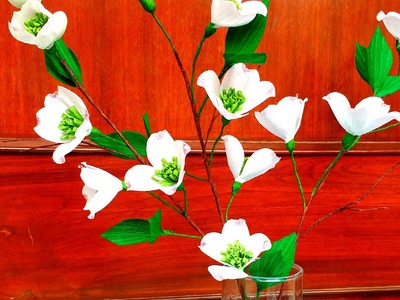 Paper Flower Cornus. Dogwood (Flower # 78)