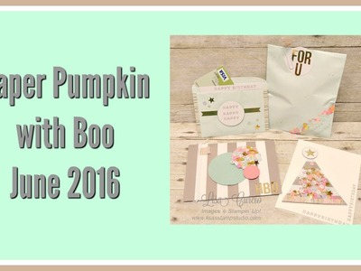 Paper Pumpkin with Boo - June 2016
