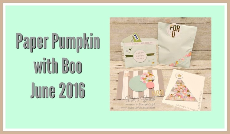 Paper Pumpkin with Boo - June 2016