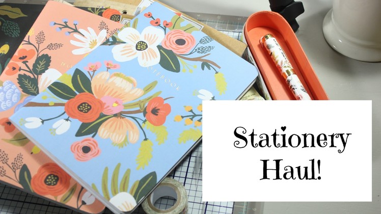 Planner: Stationery Haul Rifle Paper Co, Michaels & Target