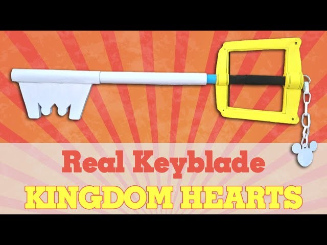 Sora's Keyblade (Kingdom Hearts) - How To Make A Paper Sword - Keyblade - Kingdom Hearts Tutorial