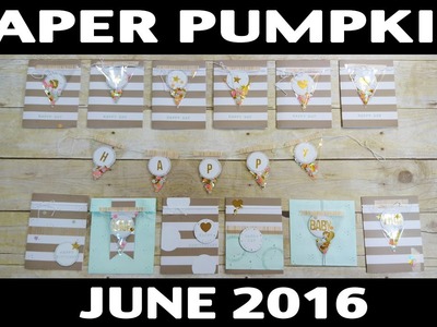 Stamping Jill - Paper Pumpkin June 2016 & Alternative Ideas