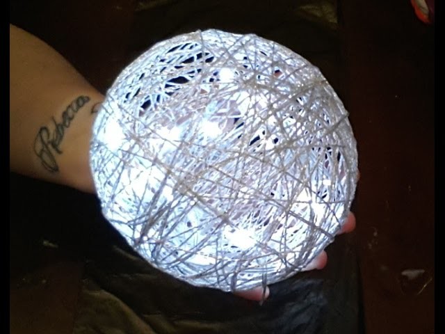 String Ball Light - DIY