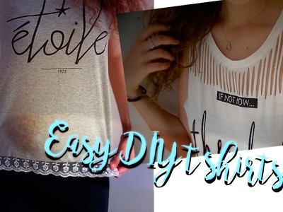 2 Easy DIY T-Shirts you need to try