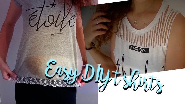 2 Easy DIY T-Shirts you need to try